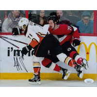 JT Brown Anaheim Ducks Signed 8x10 Matte Photo JSA Authenticated