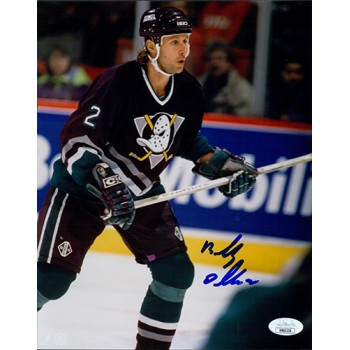 Bobby Dollas Anaheim Mighty Ducks Signed 8x10 Glossy Photo JSA Authenticated Bobby Dollas Anaheim Mighty Ducks Signed 8x10 Glossy Photo JSA Authenticated