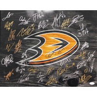 Anaheim Ducks 2018-19 Team Signed 16x20 Matte Photo JSA Authenticated