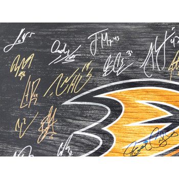 Anaheim Ducks 2018-19 Team Signed 16x20 Matte Photo JSA Authenticated