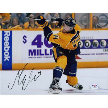 Mattias Ekholm Nashville Predators Signed 8x10 Matte Photo PSA Authenticated Mattias Ekholm Nashville Predators Signed 8x10 Matte Photo PSA Authenticated