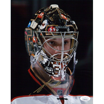 John Gibson Anaheim Ducks Signed 8x10 Matte Photo JSA Authenticated John Gibson Anaheim Ducks Signed 8x10 Matte Photo JSA Authenticated