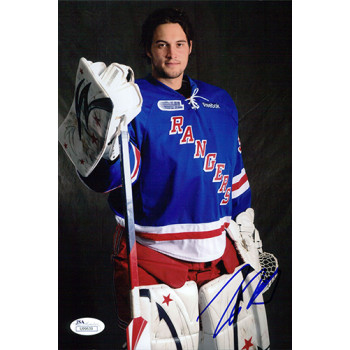 John Gibson New York Rangers Signed 8x10 Matte Photo JSA Authenticated