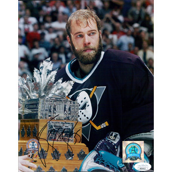 Jean-Sebastien Giguere Anaheim Mighty Ducks Signed 8x10 Photo JSA Authenticated