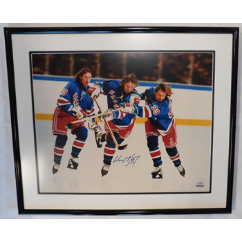 Wayne Gretzky NY Rangers Signed 16x20 Framed Photo Limited Ed UDA Authenticated
