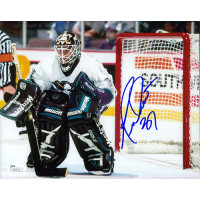 Guy Hebert Anaheim Mighty Ducks Signed 8x10 Matte Photo JSA Authenticated