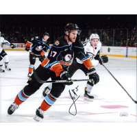 Korbinian Holzer San Diego Gulls Signed 8x10 Matte Photo JSA Authenticated
