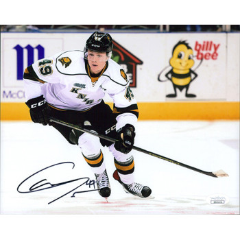 Max Jones London Knights Signed 8x10 Matte Photo JSA Authenticated