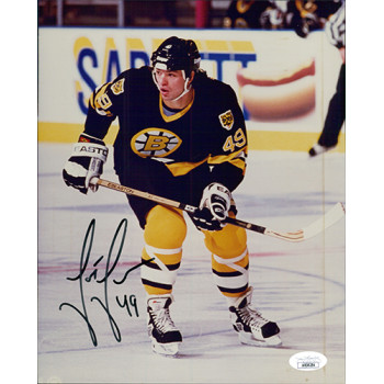 Joe Juneau Boston Bruins Signed 8x10 Glossy Photo JSA Authenticated Joe Juneau Boston Bruins Signed 8x10 Glossy Photo JSA Authenticated