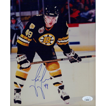 Joe Juneau Boston Bruins Signed 8x10 Glossy Photo JSA Authenticated Joe Juneau Boston Bruins Signed 8x10 Glossy Photo JSA Authenticated