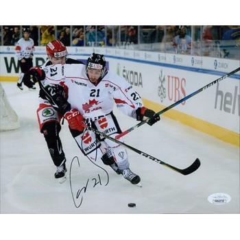 Chris Kelly Team Canada Signed 8x10 Matte Photo JSA Authenticated