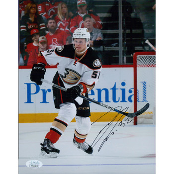 Jacob Larsson Anaheim Ducks Signed 8x10 Matte Photo JSA Authenticated Jacob Larsson Anaheim Ducks Signed 8x10 Matte Photo JSA Authenticated