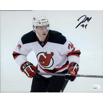 Jon Merrill New Jersey Devils Signed 8x10 Matte Photo JSA Authenticated