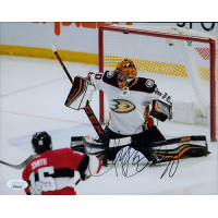 Ryan Miller Anaheim Ducks Signed 8x10 Matte Photo JSA Authenticated