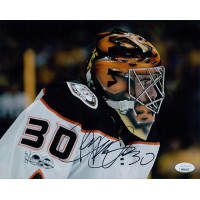 Ryan Miller Anaheim Ducks Signed 8x10 Matte Photo JSA Authenticated