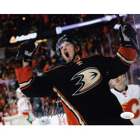 Rickard Rakell Anaheim Ducks Signed 8x10 Matte Photo JSA Authenticated