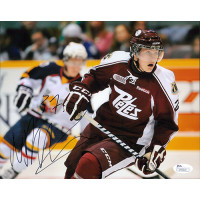 Nick Ritchie Peterborough Petes Signed 8x10 Matte Photo JSA Authenticated