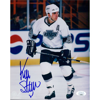 Kevin Stevens Los Angeles Kings Signed 8x10 Glossy Photo JSA Authenticated Kevin Stevens Los Angeles Kings Signed 8x10 Glossy Photo JSA Authenticated