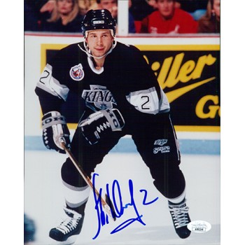 Alexei Zhitnik Los Angeles Kings Signed 8x10 Glossy Photo JSA Authenticated