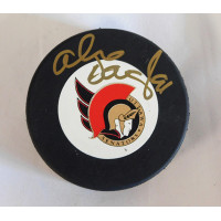 Alexandre Daigle Ottawa Senators Signed Hockey Puck JSA Authenticated