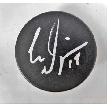 Chris Dingman Signed Blank Hockey Puck JSA Authenticated