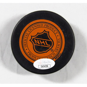 Glenn Hall Signed 1996 Boston NHL All Star Hockey Puck JSA Authenticated