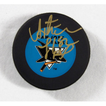 Arturs Irbe Signed San Jose Sharks Hockey Puck JSA Authenticated