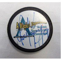 Paul Kariya Anaheim Mighty Ducks Signed Hockey Puck JSA Authenticated