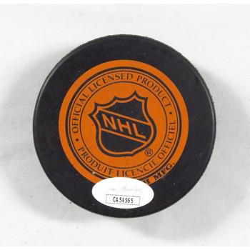 Jari Kurri Edmonton Oilers Signed NHL Hockey Puck JSA Authenticated
