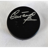 Stan Neckar Signed Blank Hockey Puck JSA Authenticated