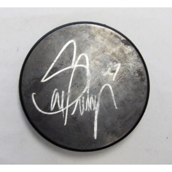 Scott Niedermayer Signed Blank Hockey Puck JSA Authenticated