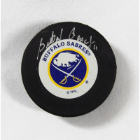 Gilbert Perreault Buffalo Sabres Signed Hockey Puck JSA Authenticated