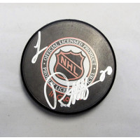 Luc Robitaille Los Angeles Kings Signed Hockey Puck JSA Authenticated