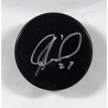 Jeremy Roenick Signed Blank Hockey Puck JSA Authenticated