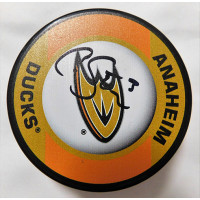 Clayton Stoner Signed Anaheim Ducks Hockey Puck JSA Authenticated