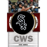 Jose Abreau 2023 Topps Series 1 Team Logo Manufactured Patch Card #TLP-JAB