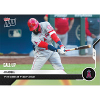 Joe Adell Los Angeles Angels 2020 Topps Now-Call Up 1st Hit At 1st Bat Card #53