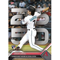 Corbin Carroll 2023 MLB TOPPS NOW 25 HR 50 SB 1st Rookie Card #898 Corbin Carroll 2023 MLB TOPPS NOW 25 HR 50 SB 1st Rookie Card #898