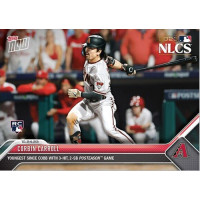 Corbin Carroll 2023 TOPPS NOW 3-Hit, 2 SB Rookie in Post Season Card #1040 Corbin Carroll 2023 TOPPS NOW 3-Hit, 2 SB Rookie in Post Season Card #1040