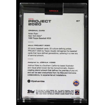 Nolan Ryan New York Mets Topps Project 2020 Card 1969 #87