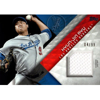 Hyun-Jin Ryu Los Angeles Dodgers 2018 Topps Series One Baseball Card #MLM-HJR 99