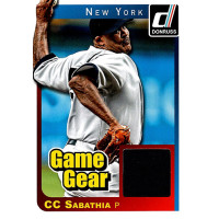 CC Sabathia New York Yankees 2014 Donruss Game Gear Material Card #18 CC Sabathia New York Yankees 2014 Donruss Game Gear Material Card #18