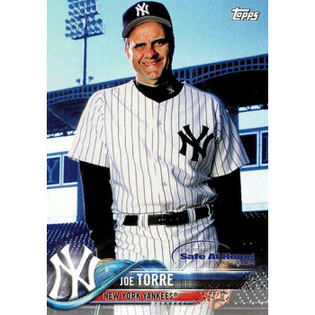Joe Torre New York Yankees 2018 Topps Special Safe At Home Baseball Card