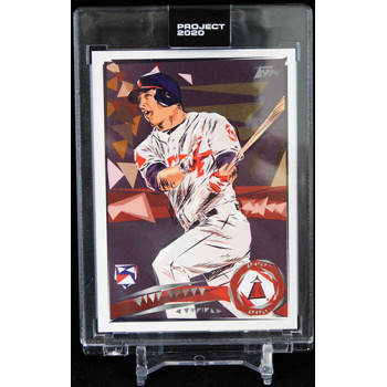 Mike Trout Los Angeles Angels Topps Project 2020 Card 2011 RC #167