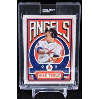 Mike Trout Los Angeles Angels Topps Project 2020 Card 2011 RC #187