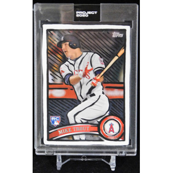 Mike Trout Los Angeles Angels Topps Project 2020 Card 2011 RC #207