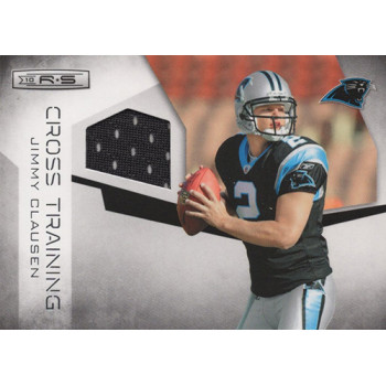 Jimmy Clausen 2010 Panini Rookies & Stars Cross Training Materials Card #3 /299 Jimmy Clausen 2010 Panini Rookies & Stars Cross Training Materials Card #3 /299