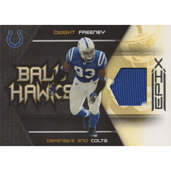 Dwight Freeney Colts 2010 Panini Epix Ball Hawks Materials Card #10 /140