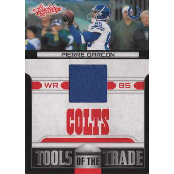 Pierre Garcon 2011 Absolute Memorabilia Tools of the Trade Materials Card #16 Pierre Garcon 2011 Absolute Memorabilia Tools of the Trade Materials Card #16