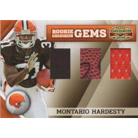 Montario Hardesty 2010 Gridiron Gear Rookie Gems Trio Card #269 /50 Montario Hardesty 2010 Gridiron Gear Rookie Gems Trio Card #269 /50
